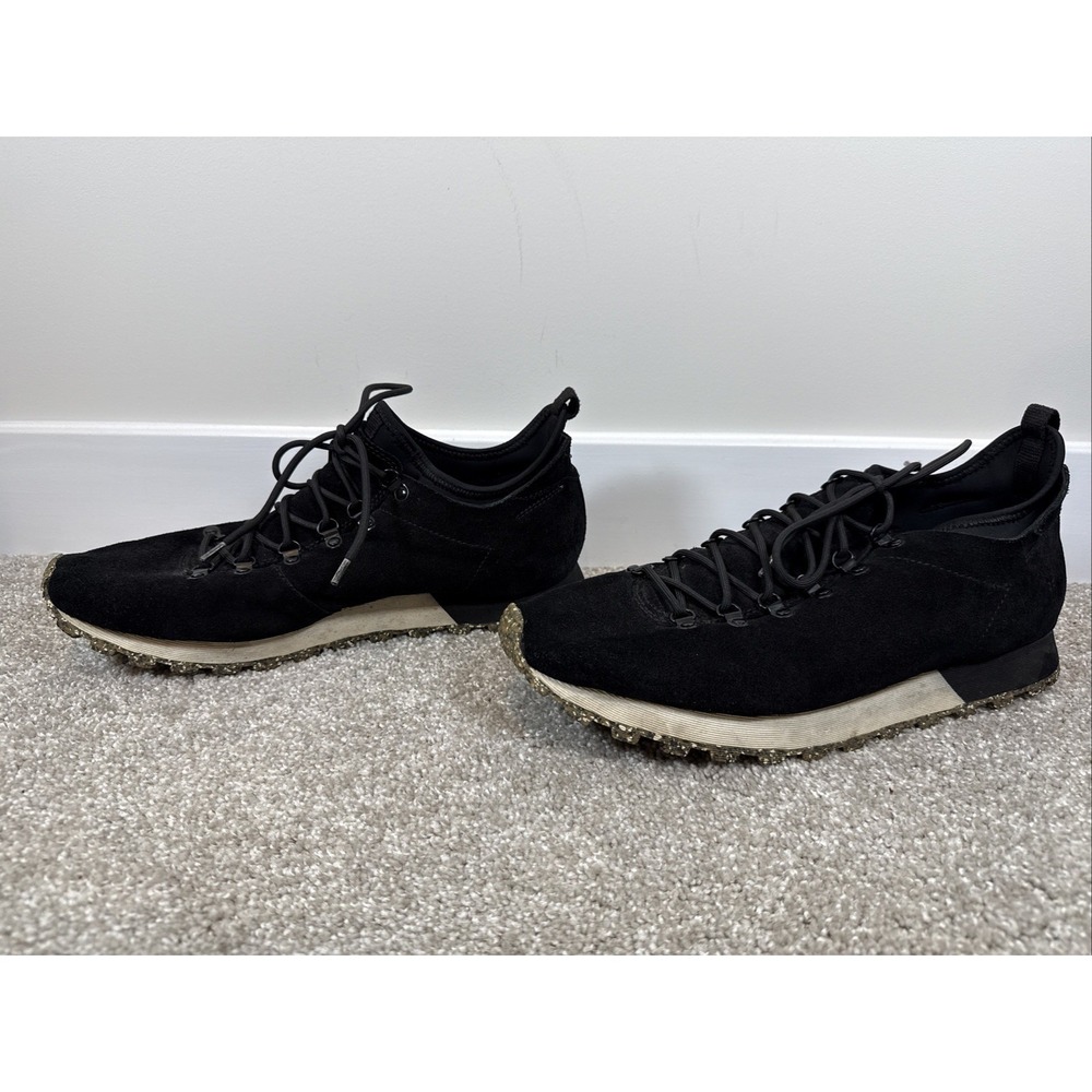 Frye Shoes Mens Size 13 Bryce Runner Lace Up Sneakers Suede Sock Lining Black